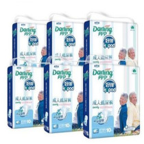 Denning is good with adult diapers old diapers medium number M 6 packs a total of 60 pieces