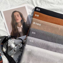 Pure color simile cashmere scarf female winter male couple shawl dual use warm long-range Han edition