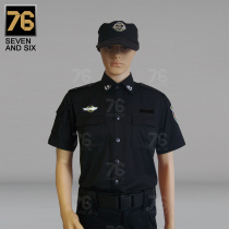 Airport Security Short sleeve shirt shirt shirt (7766 factory shop)