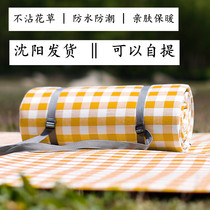 Picnic Mat Thickened Outdoor Field Tent Ground Mat Countryside Tent Spring Tours Wild Cooking Portable Mat Lawn Waterproof Anti-Tide Mat