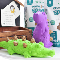 Nareisch dinosaur crocodile dog stuffed with toy puppies grindle resistant to bite dog snacks big dog Puzzle Toy