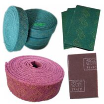 3M cleaning cloth Stainless steel polishing cloth Dishwashing kitchen woodworking furniture rust removal industrial nylon drawing cloth red and green roll