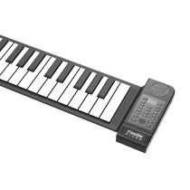 Hand roll piano 61 key thickening folding piano thickening with feel portable roll piano starter keyboard