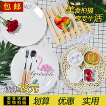 ins photo shooting props shooting background cloth cosmetics accessories nail art gourmet food baking photography ornaments set