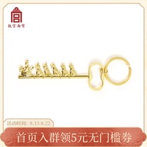 Forbidden City Taobao ridge beast Car keychain School bag Couple pendant Cultural and Creative birthday gift official flagship store official website