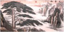 Cross stitch electronic drawings 129 welcome pine full picture 490W * 242H52 color PAT source file