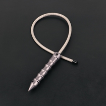 Breaking window hammer portable safety hammer broken window cone defense whip aluminum magnesium alloy EDC car tool tungsten steel cone head