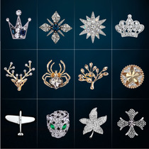 Brooch Mens Corsage Pin High-end Suit Collar Pin Shirt Collar xongzhen Badge Accessories