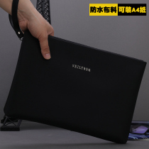 Handbag handbag handbag handbag handbag A4 paper file package envelope IPAD large capacity Business canvas Oxford cloth big