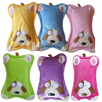 Korean childrens buckwheat pillow kindergarten trustee class cartoon puppy velvet cotton cloth elementary and middle school students pillow