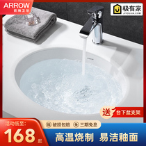 Wrigley bathroom official flagship store counter basin Household wash basin Oval wash basin Ceramic wash basin
