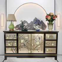 New Chinese style entrance cabinet Living room Entrance hall cabinet Wall partition cabinet Painted furniture American dining side cabinet 3808