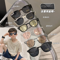 Chen Chen Moms Girl Sunglasses 2023 Summer Fashion Tide Cool Bully Anti UV Sun Glasses Boy Versatile Four Seasons