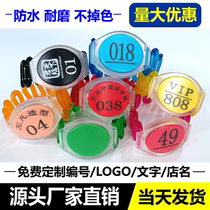 Sauna Baths handboards locker Locker Locker Lockers Induction Bracelet Number Plates Bathing Foot Bath Deposit