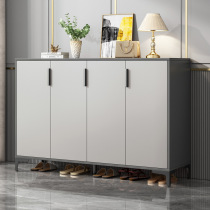 Light luxury door shoe cabinet outdoor aisle elevator door household storage simple shoe rack porch cabinet door integrated wall