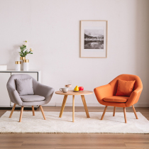 Nordic Light Lavish Sofa Composition Clothing Shop Single Chair Bedrooms Small Family of red Lazy People Balcony Casual Chairs