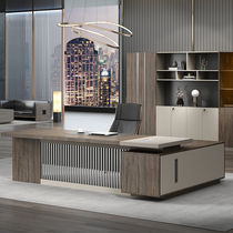  Office furniture new presidents desk Simple modern atmosphere boss table and chair combination class desk fashion managers desk