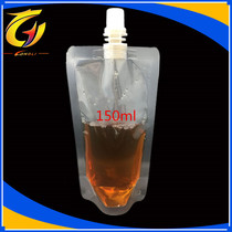 10 universal juice drinks 150ml plastic suction nozzle bag milk tea soy milk self-supporting liquid packaging new product