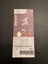 L41 2014 Sochi Winter Olympics Winter Olympics cross-country skiing ticket ticket ticket