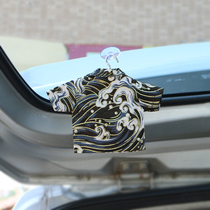 JDM Japanese and wind crane wave recruitment koi cartoon small clothes pendant car decoration car accessories