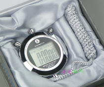 Chasing Japan metal stopwatch 2-channel data memory electroplated surface full metal 1 100 seconds centimeter-level accurate stopwatch