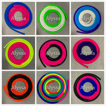  Professional rhythmic gymnastics rope nylon multi-color gymnastics skipping rope alisa alisa rope 3m gymnastics skipping rope