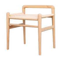 Nordic net red low bench bench Rattan tea stool Chinese shoe stool Dressing stool Japanese bed and breakfast dining chair door stool