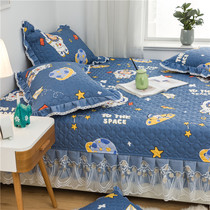 Support custom childrens four seasons universal cotton tatami sheets Bed cover bedspread Kang pad One side of the bed skirt can be machine washed