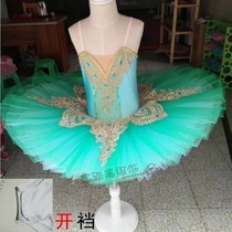 Childrens girls white sling SWAN childrens ballet dance costume performance Costume Princess Tuffy dress performance costume