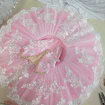 Children Flower Fairy Pink Ballet Dress Swan Lake Sleeping Beauty Performance Dress Professional TUTU Dress Performance Stage Dress