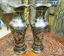 Pakistan imported bronze vase characteristic crafts national bronze carving national characteristics New Products