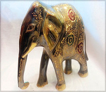 India and Pakistan high-end copper elephant special handicrafts India and Pakistan style special 18 cm wedding gift