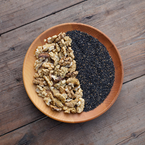 Late orange 1:1 walnut black sesame paste ground ready-to-eat light meal substitute grain nutrition brewing breakfast powder