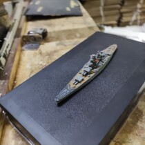 1 2000 ships French battleship Richelieu model finished product