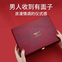 Birthday Gift Sends Boyfriend Seven Wolf wallets Men Short Bull Leather Husband Money Clips New 2021 Popcorn