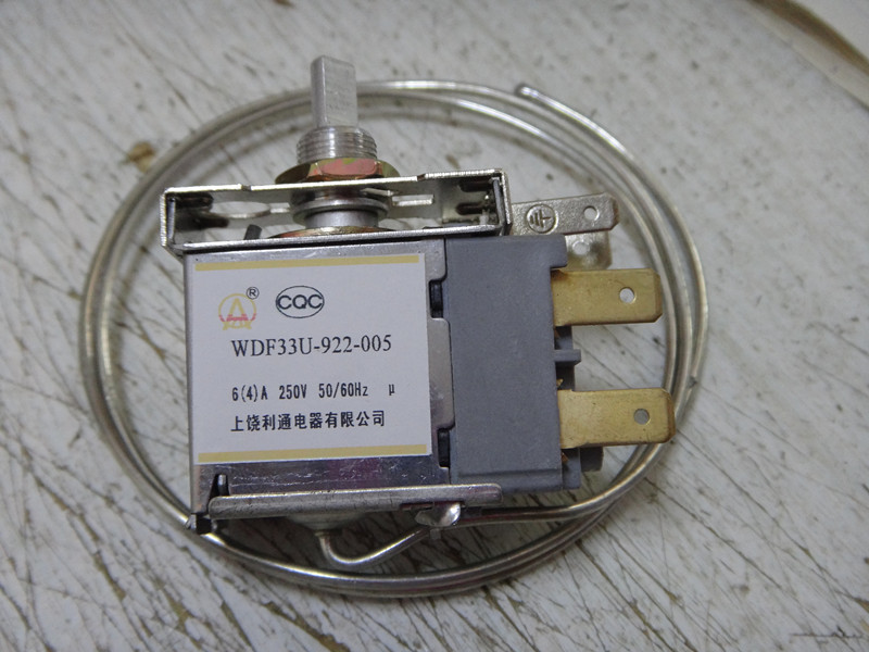 Refrigerator WDF33U-922-005 thermostat installed in the middle of the two-pin freezer temperature control 45cm-3 m