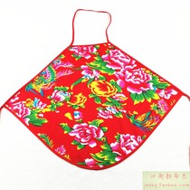 Northeast big flower adult belly national style Yangge two-person bib men and women sexy halter neck festive funny performance