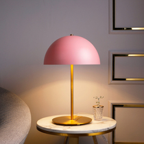 Nordic modern minimalist light luxury lamp designer creative mushroom touch warm living room bedroom bedside lamp