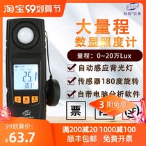 Special promotion standard wisdom GM1010 digital integrated illuminance meter brightness meter photometer Super AR813A