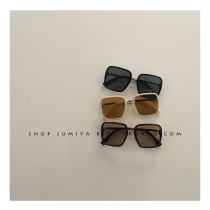 South Korean childrens personality sunglasses Summer anti-UV polarized large-frame ocean atmosphere male and female child fashion sunglasses wave cool