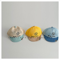 Baby cap summer thin section boys mesh baby sun visor cool cap breathable spring and autumn baby hat tide
