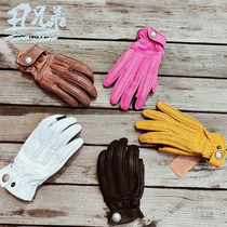 Spot uglybros haretake Tie Triumph riding goat leather gloves touch screen full finger glove perforated breathable summer