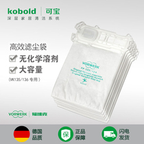 vorwerk 135 136 vacuum cleaner dust bag 6pcs Contact customer service to determine the machine model