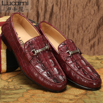 New Avocado Leather Mens Shoes Business Casual Dress Leather Leather Big Bottoms Handmade Online Goodyear Wedding Shoes Wine Red