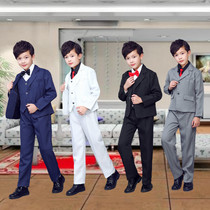 Childrens suit suit suit flower girl dress male stage performance poetry recitation piano performance host costume autumn and winter