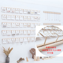 Jewelry rack on the wall jewelry live display rack necklace earrings hanging wall earrings storage wall Style Creative