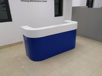 Reception desk for childrens art training Reception desk front desk of the desk front desk of the desk