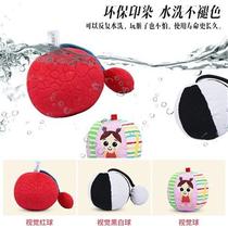 Baby visual hearing training toy red red ball ball practice tracking cloth ball S childrens puzzle early education Enlightenment