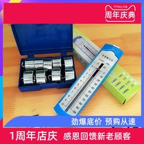 Spring dynamometer Student bar box dynamometer 5n10n metal hook code 50g*10 sets of accessories?