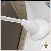 Soft hair toilet brush easy to clean long handle white brush Hotel Hotel Hotel squeezed toilet brush maintenance bathroom glaze